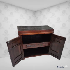 Armário Baixo Chinês Rústico Balcão Alto (100cm) - (SC004) - comprar online