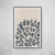 Feuilles Bleues - O2 Arts Quadros Personalizados