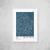 Fleurs en Lignes Bleues - comprar online