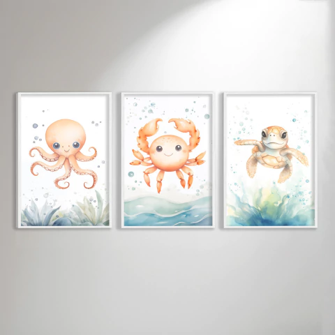 Trio Ocean Baby - Artista: Luiza S. Bianchi
