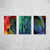 Trio Penas Coloridas - comprar online