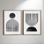 Conjunto Geometric Lines III- Artista: Luiza S. Bianchi - loja online