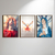 Imagem do Jesus, Espírito Santo e Maria - Artista: Luiza S. Bianchi