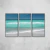 Ocean III tríptico - O2 Arts Quadros Personalizados