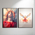 Jesus e Espírito Santo - Artista: Luiza S. Bianchi - comprar online