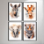 Quarteto Safari - Artista: Luiza S. Bianchi - loja online
