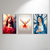 Jesus, Espírito Santo e Maria - Artista: Luiza S. Bianchi - O2 Arts Quadros Personalizados