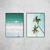 Conjunto tropical beach II - O2 Arts Quadros Personalizados