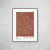 Fleurs en Lignes Tuile - O2 Arts Quadros Personalizados