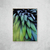 Pena Azul e Verde I - O2 Arts Quadros Personalizados
