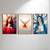 Jesus, Espírito Santo e Maria - Artista: Luiza S. Bianchi - O2 Arts Quadros Personalizados