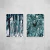 Conjunto abstract dark green I - comprar online