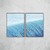 Abstract ocean I díptico na internet