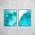 Conjunto Abstract light green I
