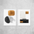 Conjunto Abstrato Black Gold na internet