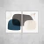 Abstrato Orgânico Blue Grey Díptico - loja online