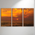 Sea Sunset II Tríptico - Artista: Marcelo Arteiro - O2 Arts Quadros Personalizados