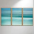 Abstract Ocean Tríptico - Artista: Marcelo Arteiro - O2 Arts Quadros Personalizados