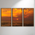 Sea Sunset II Tríptico - Artista: Marcelo Arteiro - O2 Arts Quadros Personalizados