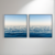 Ocean II Square Díptico - O2 Arts Quadros Personalizados
