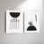 Conjunto Geometric Lines I- Artista: Luiza S. Bianchi - loja online