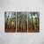 Bosque I Tríptico - Artista: Heitor Nogueira - O2 Arts Quadros Personalizados