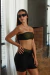 SHORT TEJIDO CRETA | NEGRO - Amira Indi