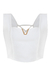 Bustier  con detalles dorados