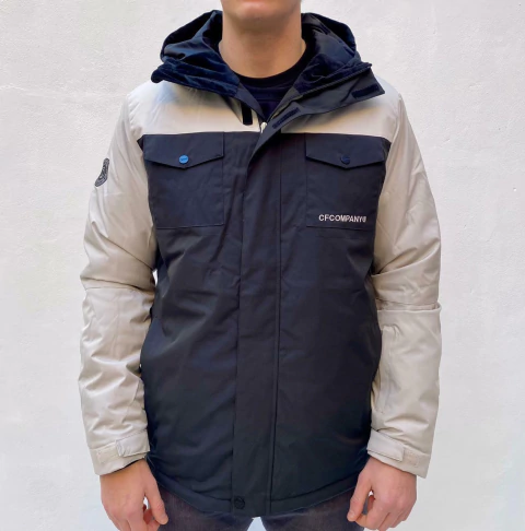 Campera de Nieve Captain Fin Garity Blanco / Negro - comprar online