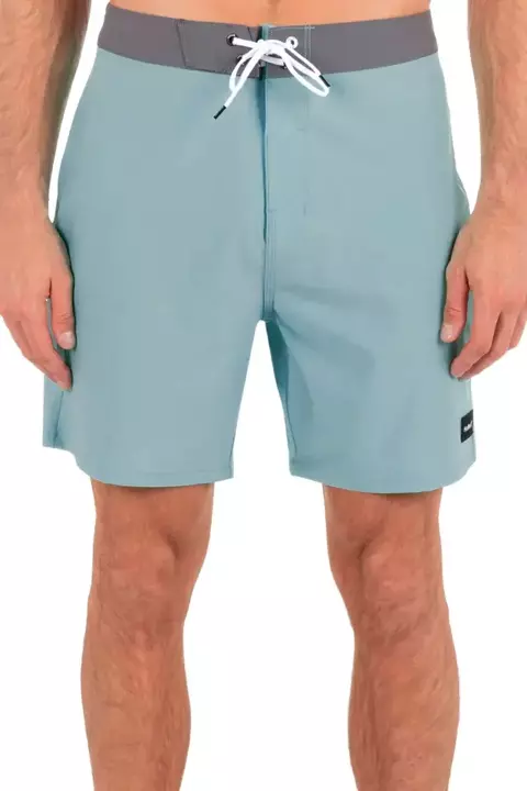 Traje de baño Hurley Phantom Eco Oao Solid 18" Celeste