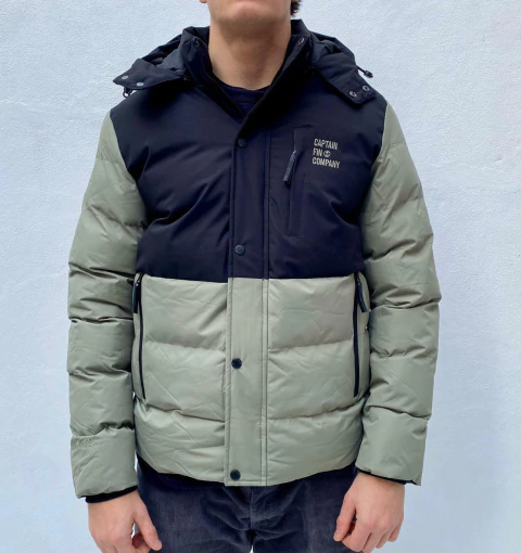 Campera de Abrigo Captain Fin Farrel Verde / Negro - comprar online