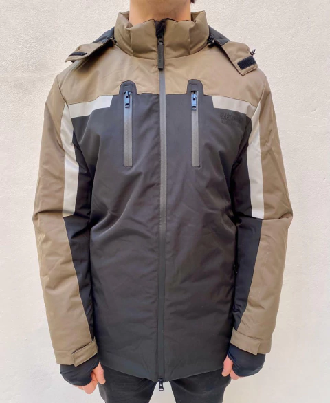 Campera de Nieve Captain Fin Miro Negro Verde - comprar online