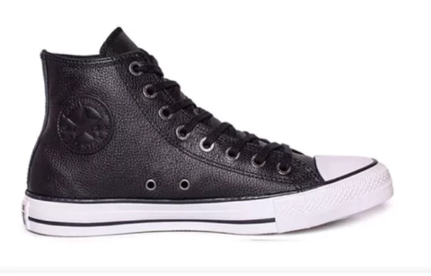 Zapatillas Converse Chuck Taylor Leather Hi Negro - comprar online