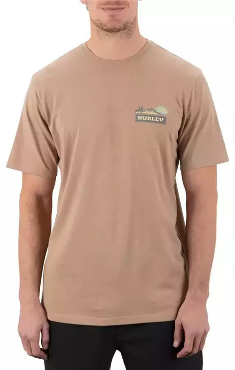 Remera Hurley Harbor Marron - comprar online