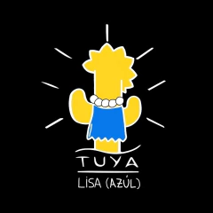 LISA DE LINO (AZUL)