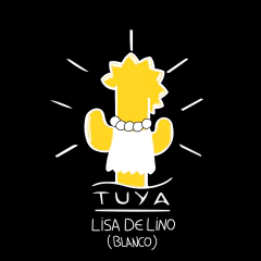 Imagen de LISA DE LINO BLANCA (Logo TUYA)