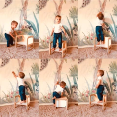 COMBO 2 SILLAS MONTESSORI DE MADERA 