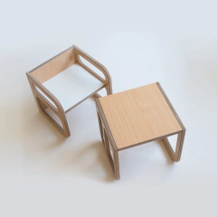 COMBO 2 SILLAS MONTESSORI DE MADERA 