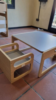 MESA *LISBOA* + 2 SILLAS MONTESSORI *LUPE* - tienda online