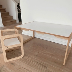 MESA *LISBOA* XL + 2 SILLAS MONTESSORI *LUPE* XL en internet