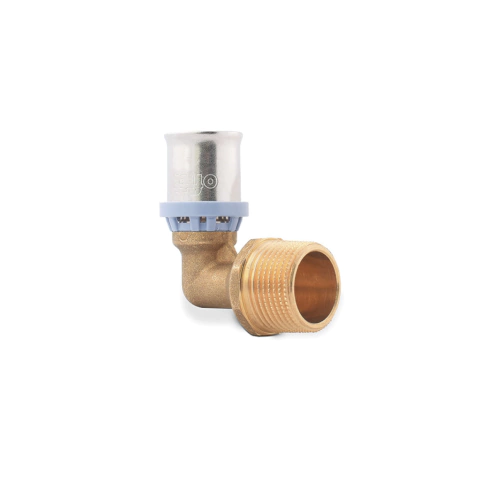 Pieza o fitting codo rosca macho Ø16 y Ø20-1/2 - OFITT