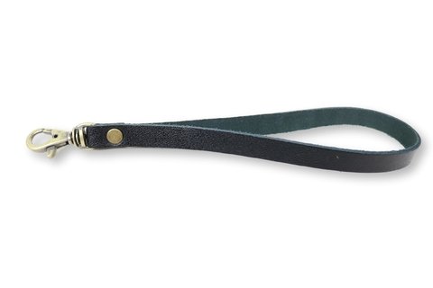 Alça de Couro para clutch - Ouro Velho