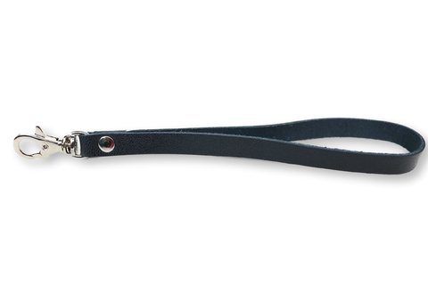 Alça de Couro para clutch - Prata