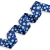 Alça Acetinada Estampada 3cm Margarida