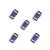 Fecho Plástico 1cm Roxo - com 5 na internet