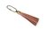 Tassel couro ouro velho