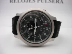 Seiko 5 Militar Automatico Negro Nylon Snk809 Fotos Reales - tienda online