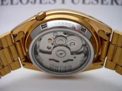 Seiko 5 Clasico Automatico Dorado Snxs80k Fotos Reales
