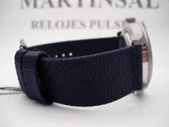 Seiko Militar Automatico Nylon Azul Snzg11 Fotos Reales en internet