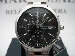 Seiko Dama Cronografo Dial Negro Sndx09 Fotos Reales - comprar online